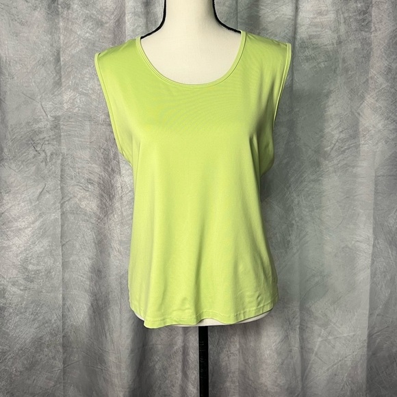 Champion Tops - Champion Lime Green Sleeveless Tank Top - XL